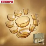 12-piece borosilicate glass tableware set